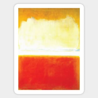 mark rothko sun Sticker